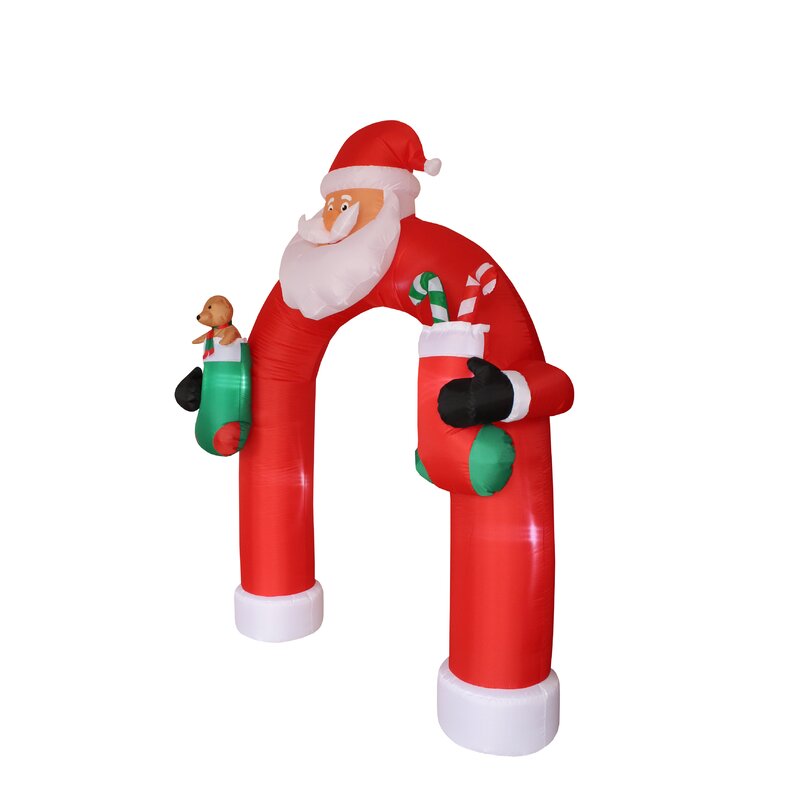 Holiday Time Santa's Sugar Shoppe Archway Airblown Inflatable 9 deals Feet Yard Decor